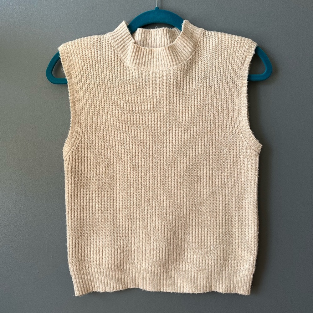 Sweater tank top
